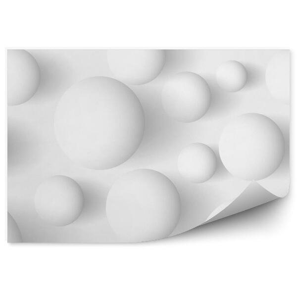 Fototapeta na stenu Biele 3d gule