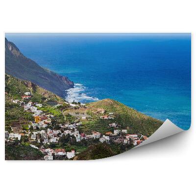 Fototapeta na stenu Hory budovy cesta oceán obloha Tenerife