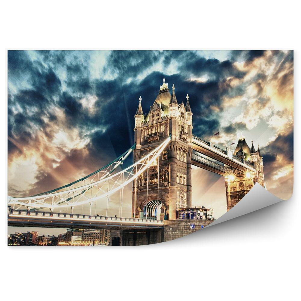 Fototapeta Krásne farby slávny most veľká británia