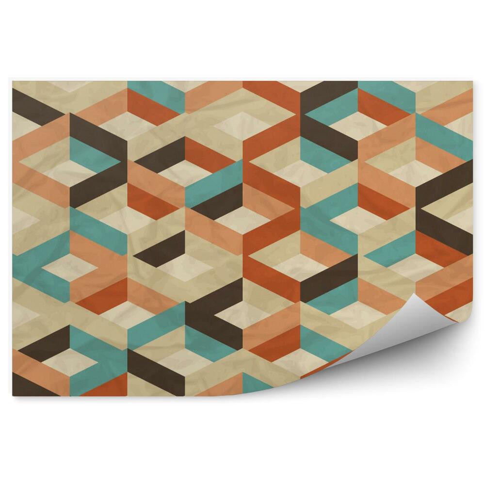 Fototapeta Opakujúci sa retro geometrický vzor