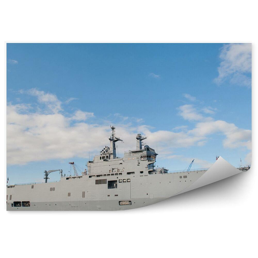 Fototapeta na stenu Vojnová Loď Vojenská Loď Šedá