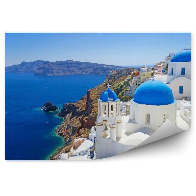 Fototapeta na stenu Biela architektúra na Santorini