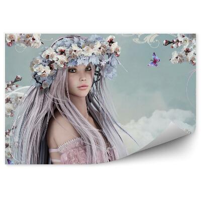 Fototapeta Dievča vo venci