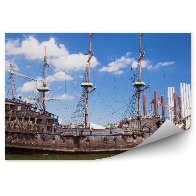 Fototapeta na stenu Pirátska loď Baltské more voda