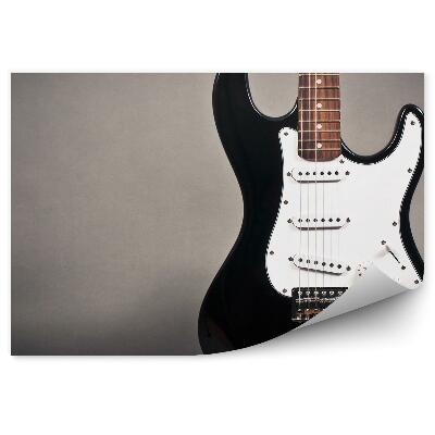 Fototapeta na stenu Elektrická gitara na sivom pozadí