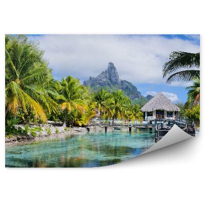 Fototapeta na stenu Panoráma paliem na Bora bora