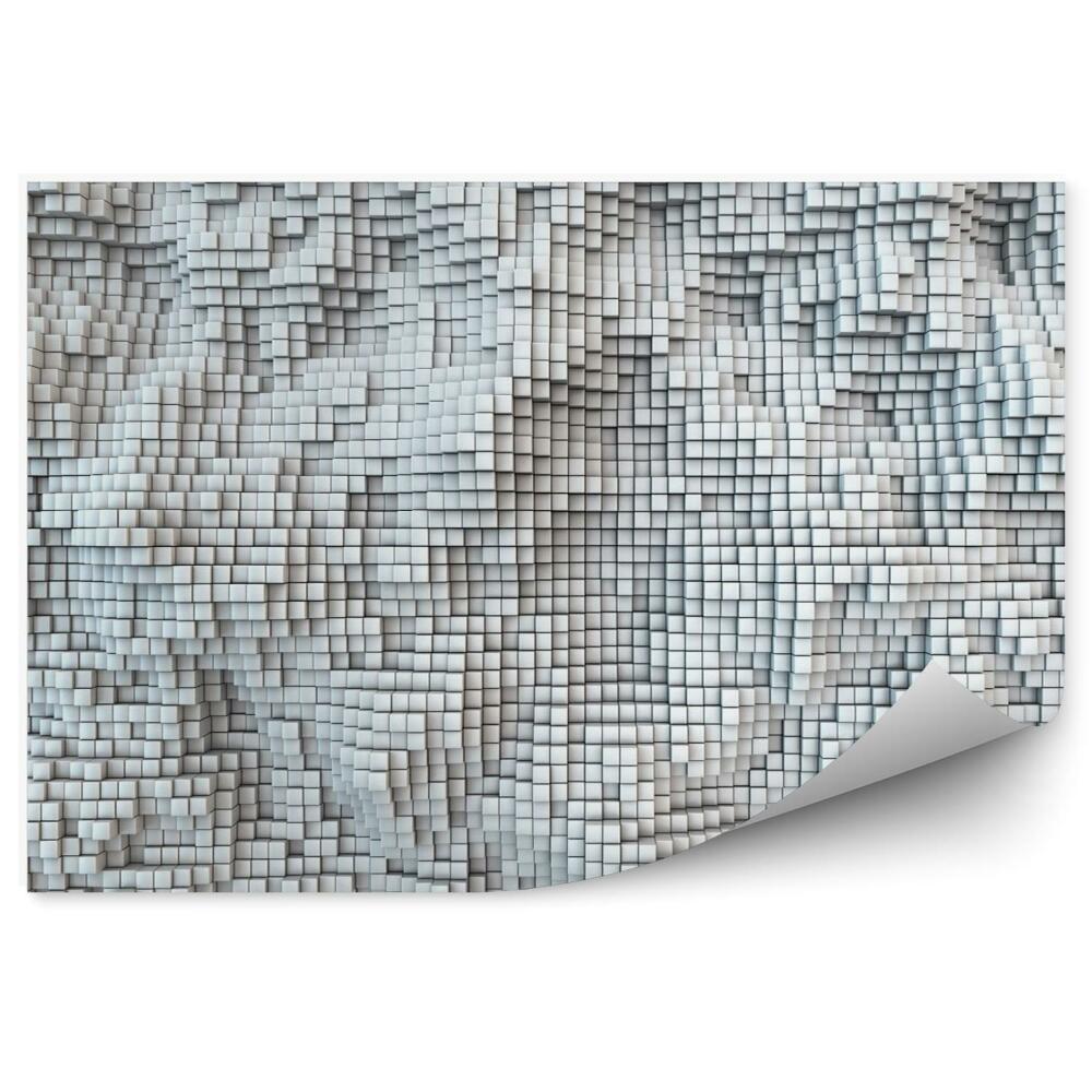 Fototapeta na stenu Biela 3d dlaždica