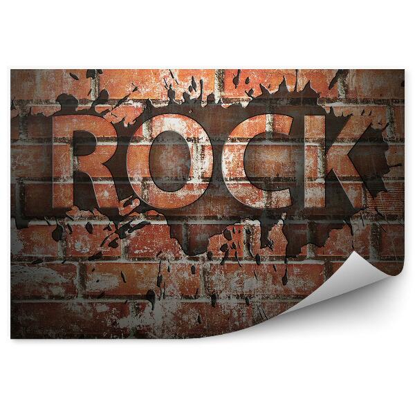 Fototapeta Nápisy na stenu Rock