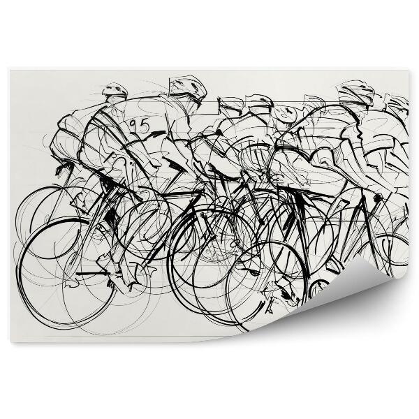 Fototapeta na stenu Cyklisti na pretekoch