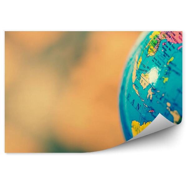 Fototapeta na stenu Glóbus planéta Zem priblíženie geografia