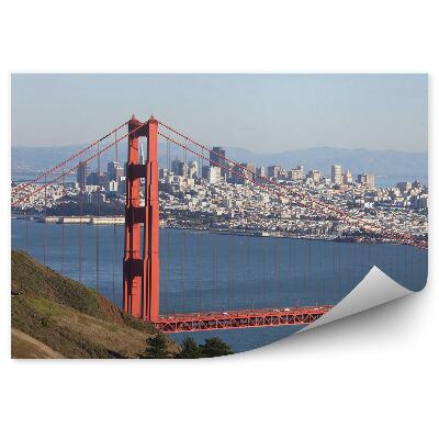 Fototapeta na stenu Golden Gate oceán hory budovy obloha San Francisco most