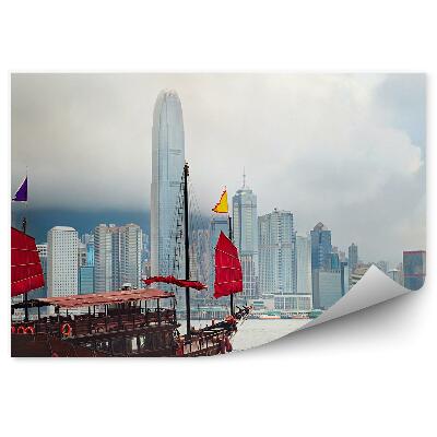 Fototapeta Jachta Hongkong Mesto Voda