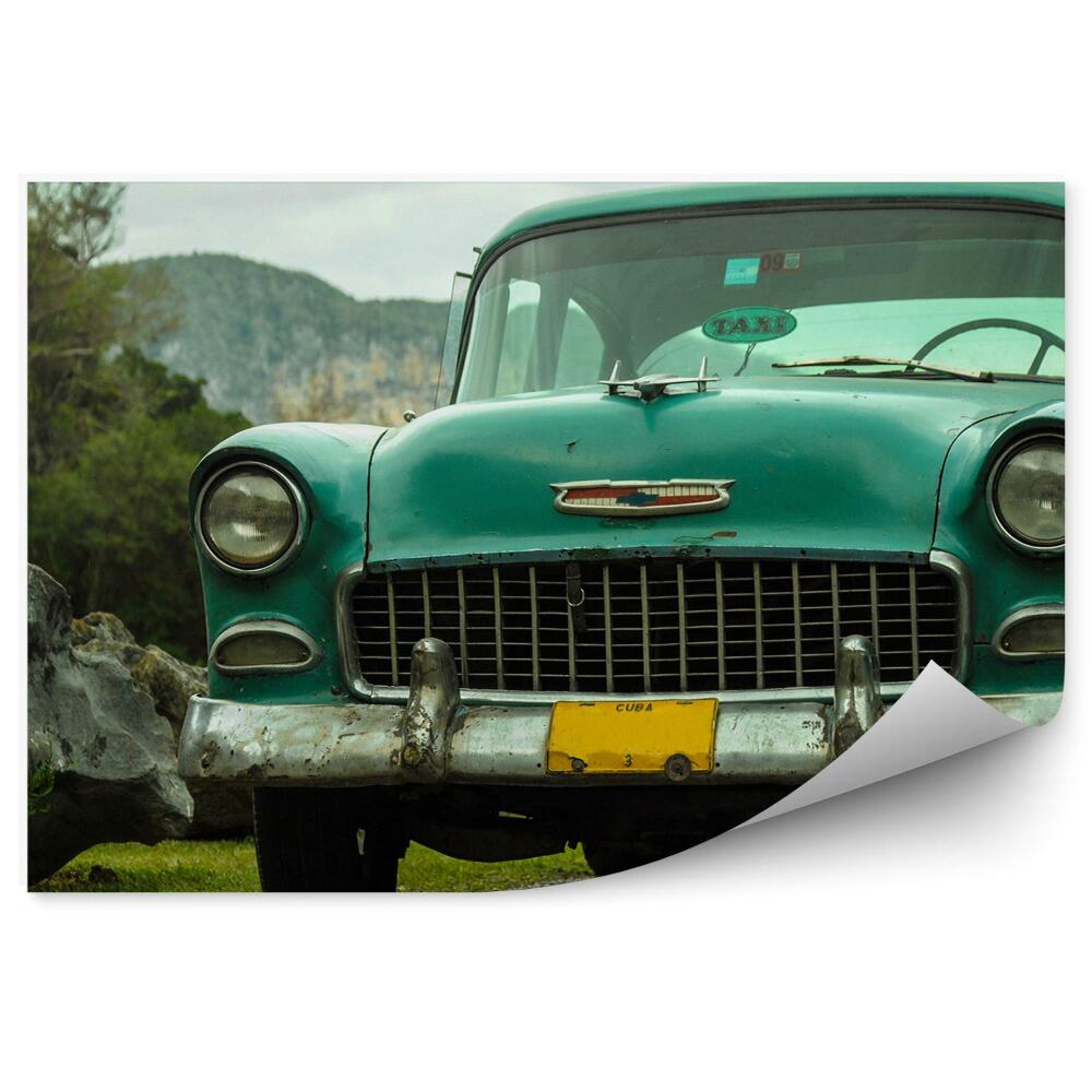 Fototapeta na stenu Starý kubánsky taxík