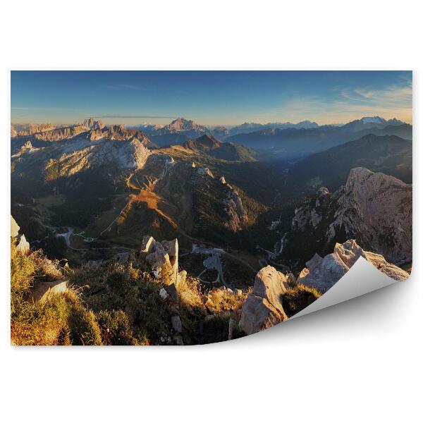 Fototapeta na stenu Panoráma krajiny talianskych Álp - Dolomity