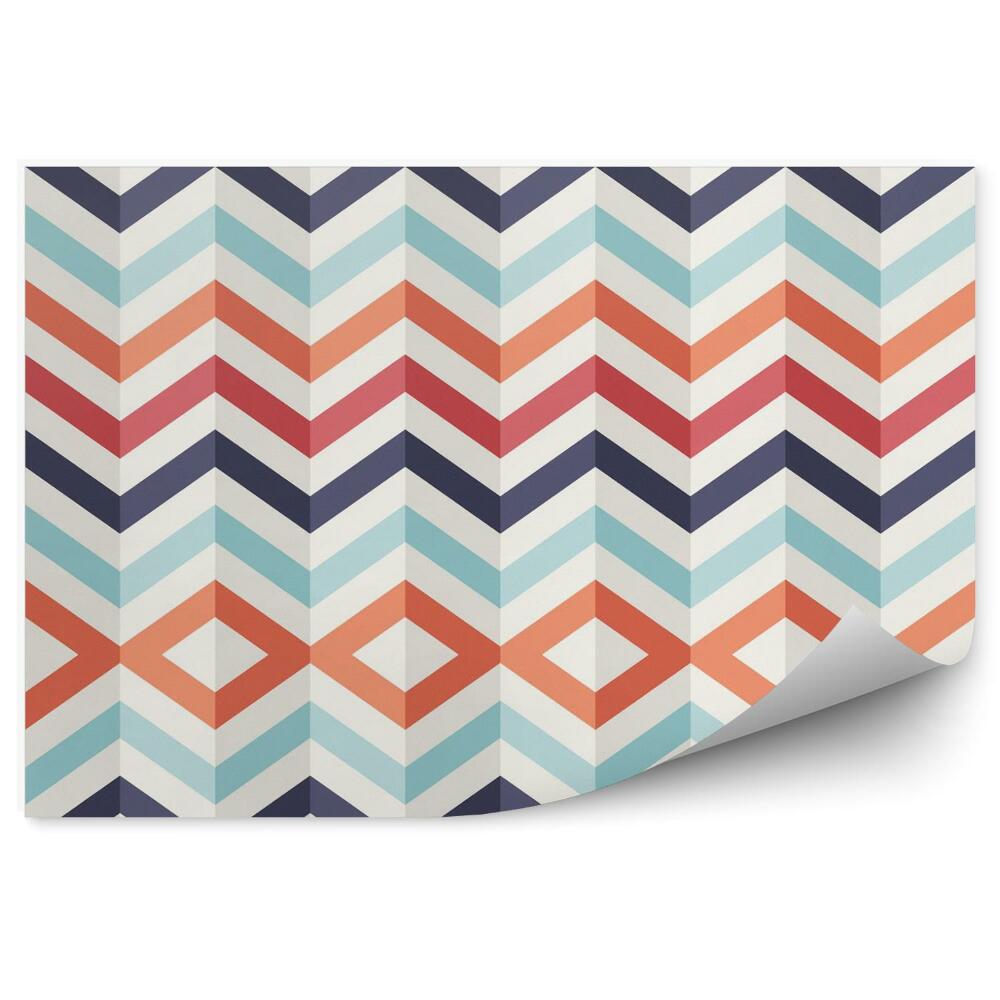 Fototapeta na stenu Abstraktný geometrický vzor s neobvyklým 3d efektom