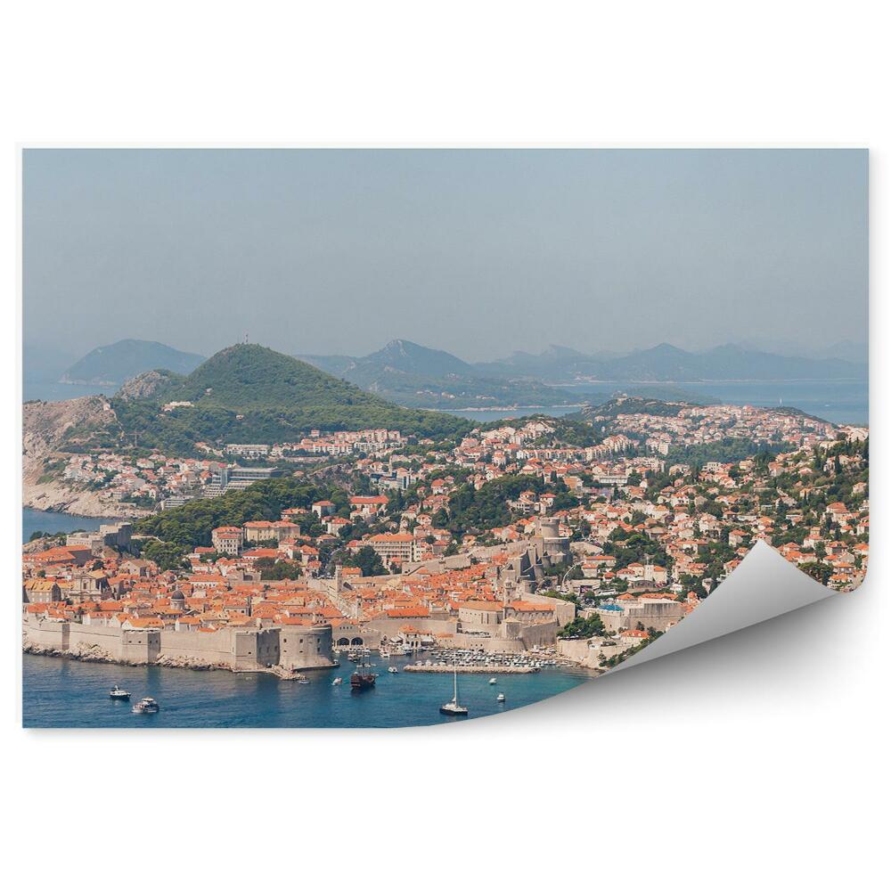 Fototapeta na stenu Staré Mesto Dubrovnik Panoráma Voda Lode