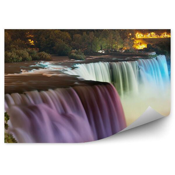 Fototapeta Niagarské vodopády voda svetlo vegetácia