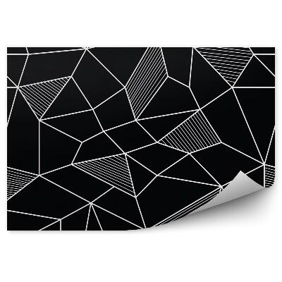 Fototapeta Geometrický čiernobiely vzor