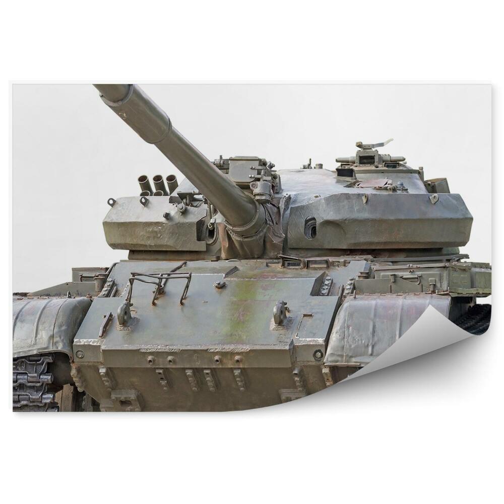 Fototapeta na stenu Tank na bielom pozadí