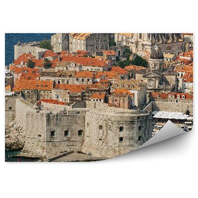 Fototapeta Záliv Mestské Hradby Domy Voda