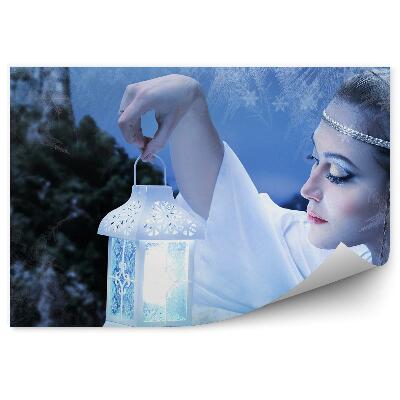 Fototapeta Lampión zimnej princeznej elfky