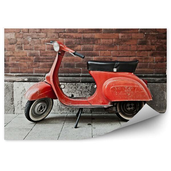 Fototapeta na stenu Červená vespa