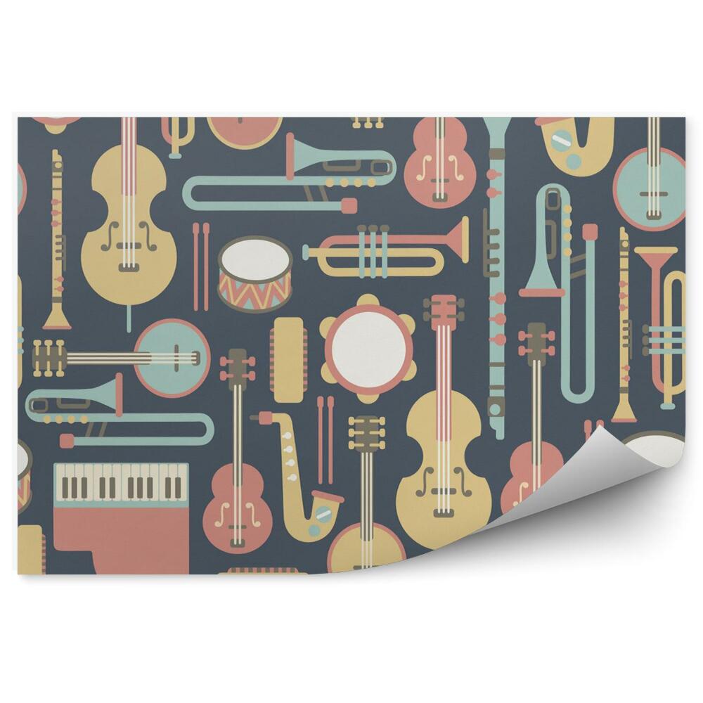 Fototapeta na stenu Hudobné nástroje