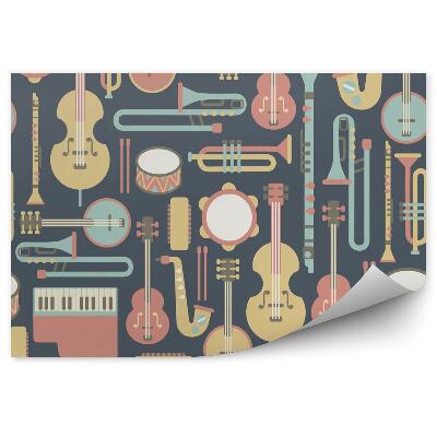 Fototapeta na stenu Hudobné nástroje 