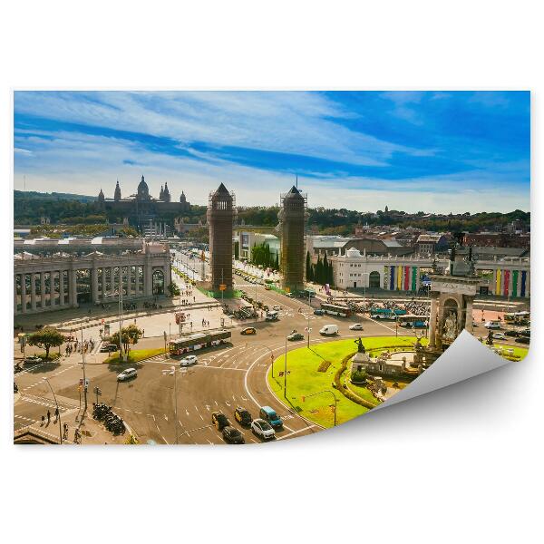 Fototapeta na stenu Barcelona Centrum Mesta Hlavné Námestie Doprava Mesto