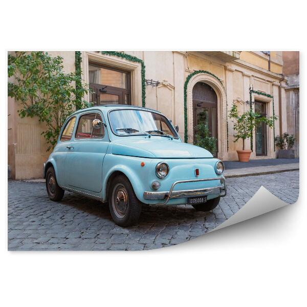 Fototapeta Fiat 500 v uliciach Ríma