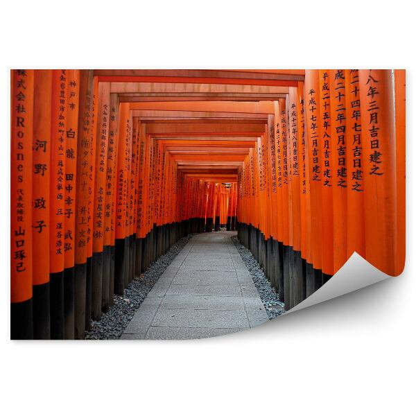 Fototapeta na stenu Červená Brána Tori Kjóto Japonsko Náboženstvo