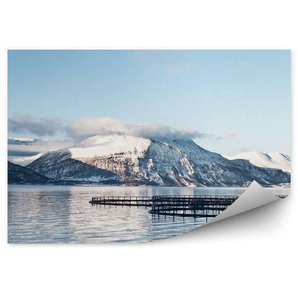 Fototapeta na stenu Voda Hory Sneh Modrá Obloha