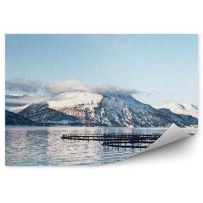 Fototapeta na stenu Voda Hory Sneh Modrá Obloha