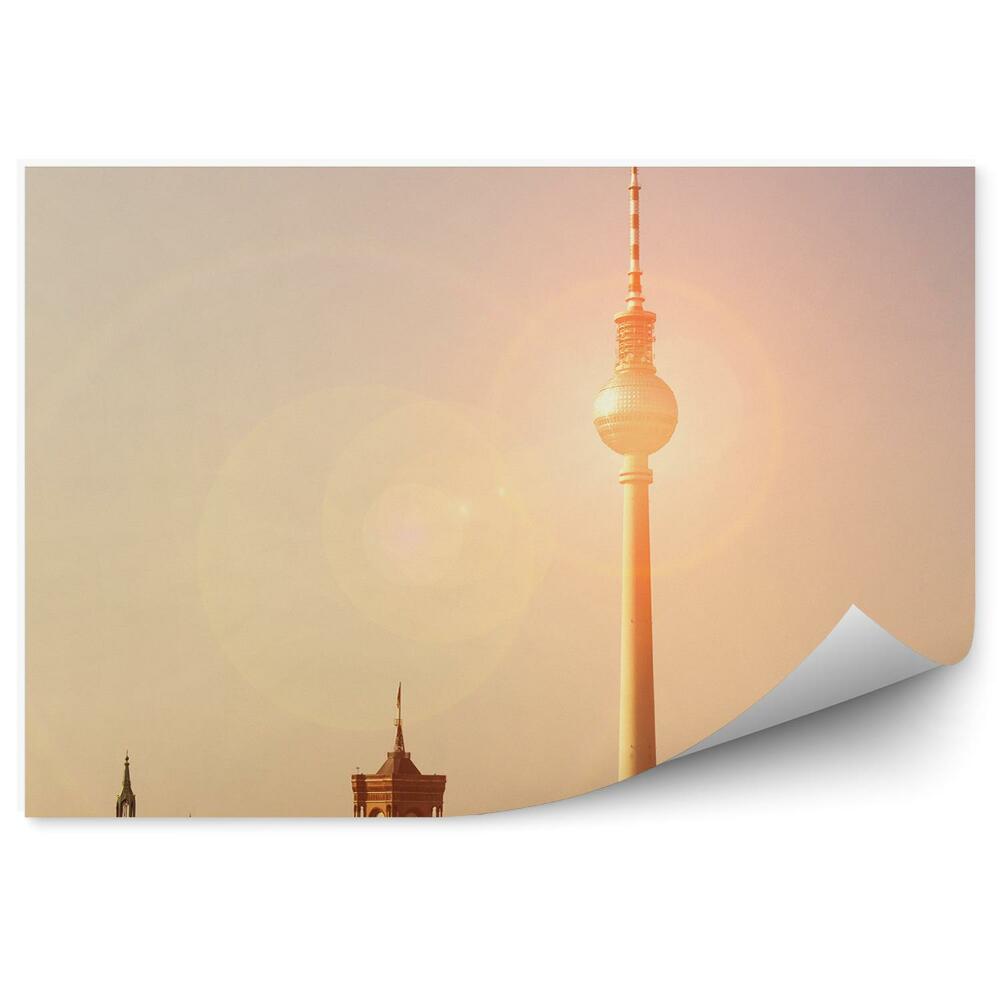 Fototapeta Televízna veža budovy berlín svetlo