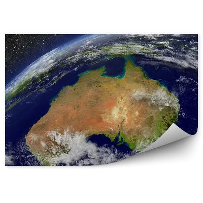 Fototapeta Planéta Zem Mesiac Nočná Obloha Hviezdy