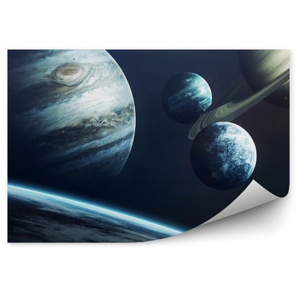 Fototapeta Schéma Slnečnej Sústavy Planéty