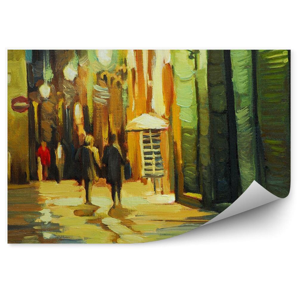 Fototapeta na stenu Budovy ľudia obraz