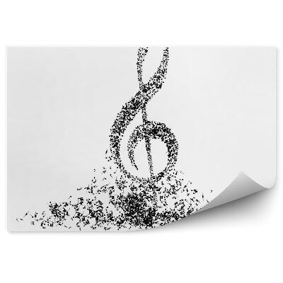 Fototapeta na stenu Abstraktný husľový kľúč 