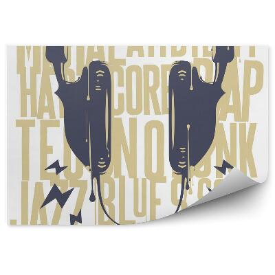 Fototapeta na stenu Maľované slúchadlá 