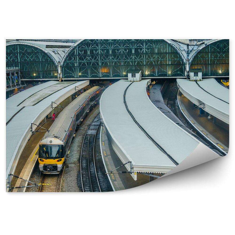 Fototapeta na stenu Londonska železniška postaja odhod vlakov