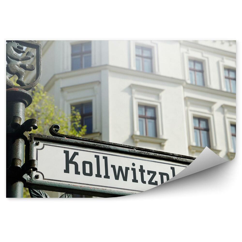 Fototapeta Budova s dopravnými značkami Berlín