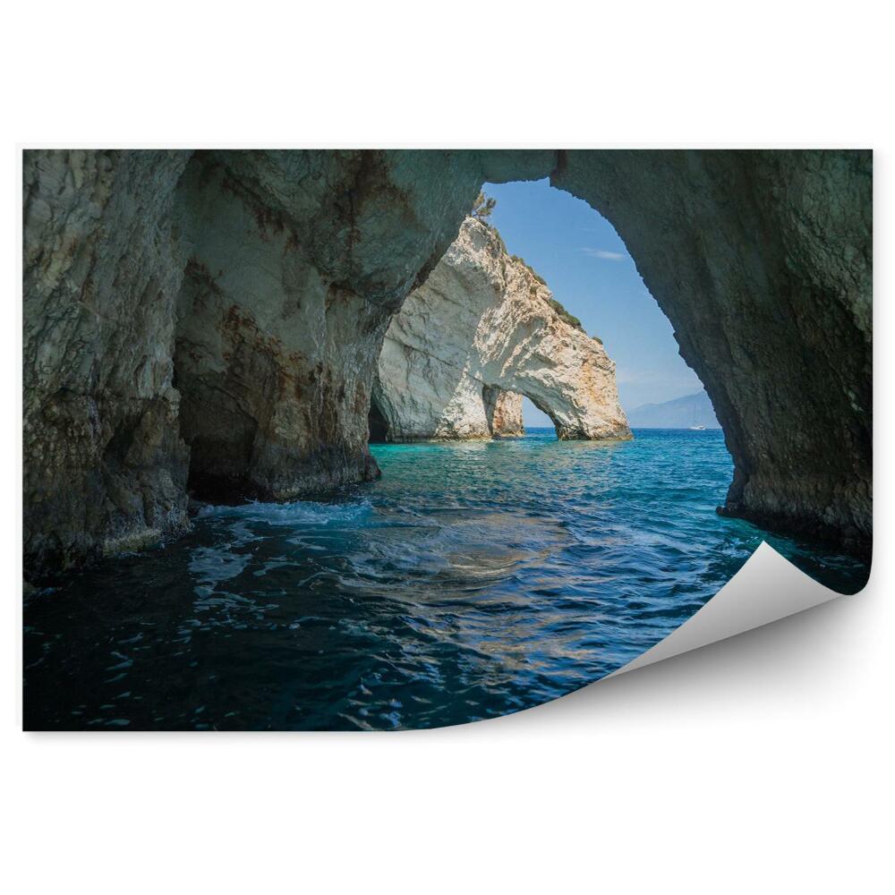 3d fototapeta Modré jaskyne na gréckom Zakinthose