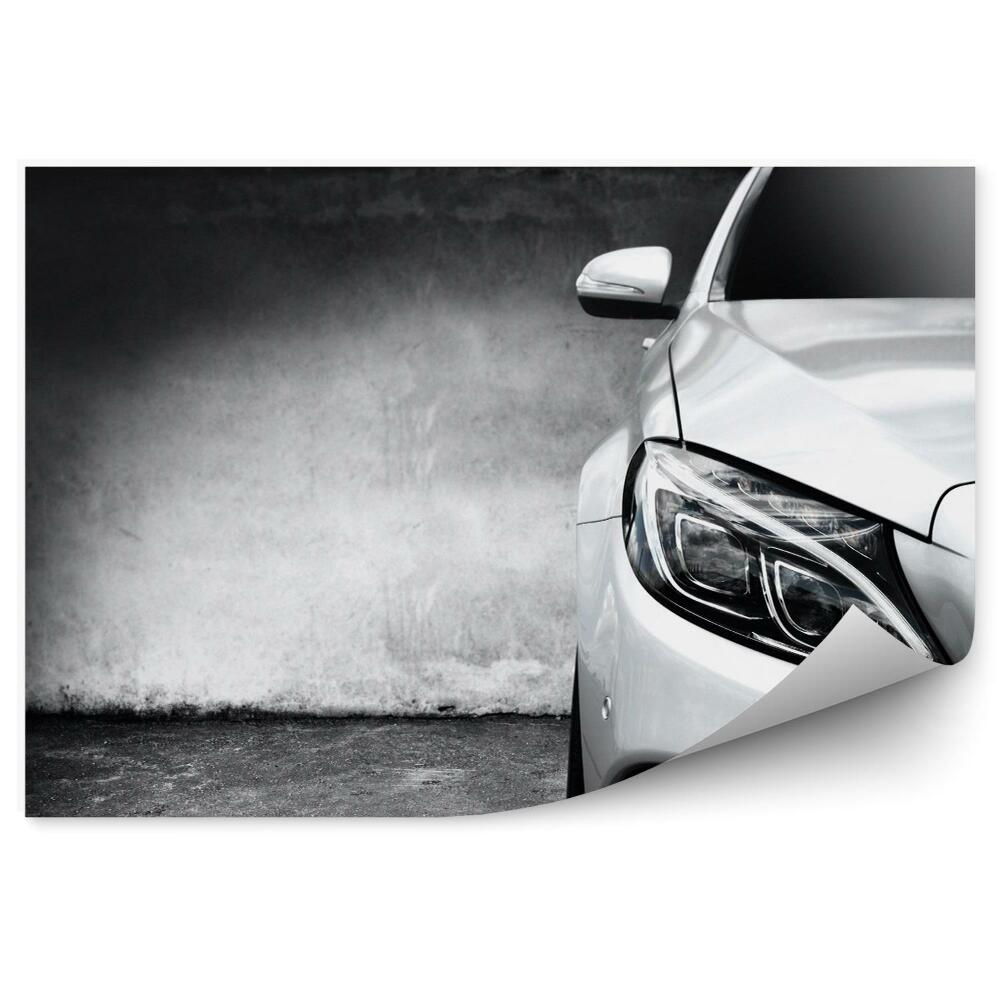 Fototapeta Biele moderné auto