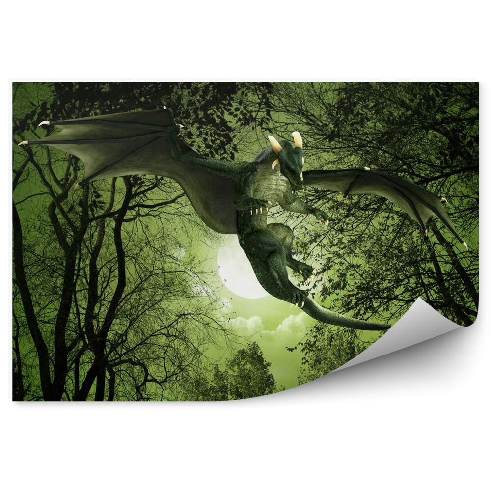 Fototapeta na stenu Zelený drak