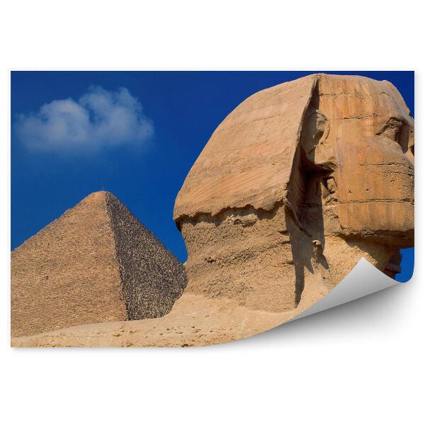 Fototapeta na stenu Profil Sfingy tvár Egypt architektúra