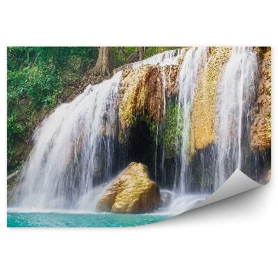 Fototapeta Vodopád príroda zelená modrá