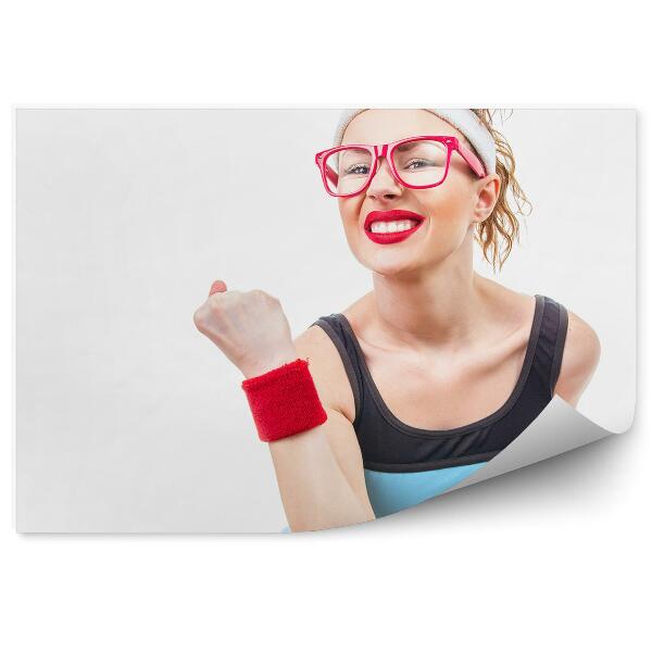 Fototapeta na stenu Ženska fitnes očala