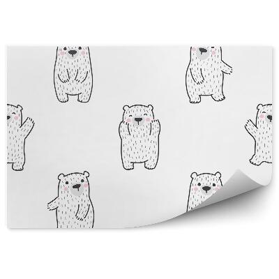 Fototapeta Vzor tancujúci medvedík pre deti