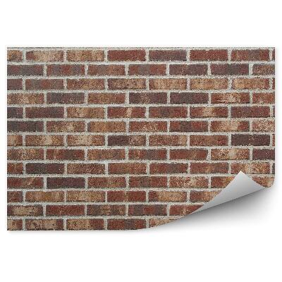 Fototapeta na stenu Tmavé tehlové murivo