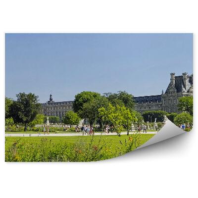 Fototapeta na stenu Slávny park ľudia turisti kvety zeleň architektúra